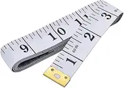 JKCrafts Soft Measuring Tape - 150cm, 60 Inch, White Black - Sewing Tape Measure Body Measuring Tape for Body Measurements - Fabric Tape Measure - Seamstress Tape Measure