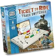 Logiquest Ticket to Ride Track Switcher Puzzle Game, Multicolour