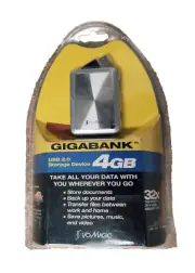 I/O MAGIC Gigabank USB 2.0 Storage device 4GB