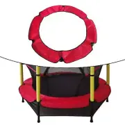 Trampoline Spring Cover Tear Resistant Waterproof Folding for Indoor Outdoor