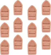 LALAFINA Educational Micro-Landscape Boat Models 12pcs Resin Boats for Home Garden Decor