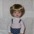 Monique UNISEX BEBE Doll Wig Size 8/9 BLONDE Modacrylic Full Cap Wig YELLOW NWT