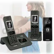 VTECH TWIN CORDLESS HOME PHONE & VIDEO DOORBELL - MOBILE FORWARD INTERCOM ANS MN