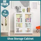 Shoe Cabinet Shoes Organiser Storage Rack 16Pairs Cupboard Shelf Unit Organiser