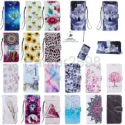 Case for Samsung Galaxy A22 A72 A71 A52 A51 A32 A12 Leather Pattern Flip Wallet