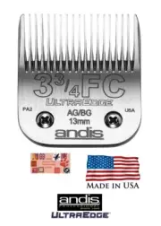 ANDIS ULTRAEDGE 3 3/4FC BLADE*Fit PULSE ZR II,Super&ProClip AGC,Endurance,EXCEL