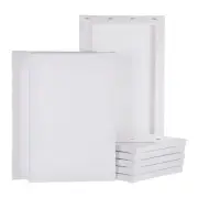 8 Pcs Stretched Canvas, 8x12" Artist Boards 4/5" Profile Cotton Panels,White