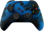 Blue Camo Xbox One Series S|X Custom UN-MODDED Controller Unique Design