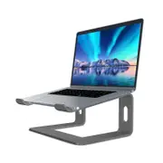 Nevenka Laptop Desk Stand Metal Holder for 10 to 15.6 Inches Macbook Notebook-Grey