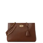 [Mulberry] Lily Chain Tote Two Tone Small Classic Grain
