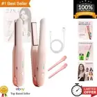 Hair Straightener & Curler 2 in 1 - Lightweight Portable for Travel & Daily Use