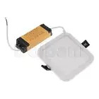 9W 3000k White Modern Slim Design Thin Bezel Ceiling Square Panel Down Light CE