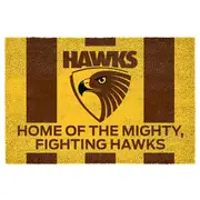Hawthorn Hawks AFL Doormat for Home Man Cave Bar BBQ