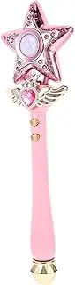 Battery Boys and Girls Rotating Fairy Stick Lights Music Scepter Wand for Birthday Parties Stage Performances Events