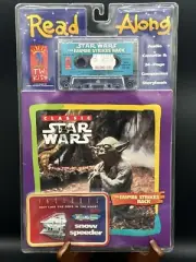 Star Wars Empire Strikes Back Classic Read Along Cassette Book Micromachines