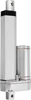 Automated DC 12V Linear Actuator, Stroke 100mm Load Bearing 1200N=264lbspeed 7mm/s, Suitable for Automobile, Industry, Machinery, Home, Robot Technology use, Electric Actuator