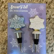 Snow Flake Wine Stoppers (2)