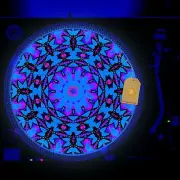 Groove Sonic Turntable Slipmat GLOW BLACKLIGHT 12 inch
