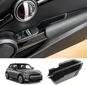 2PCS Front Door Side Storage Box Fit for 2015-2024 Mini Cooper Door Side Organizer Grab Tray for Mini Cooper Countryman Accessories