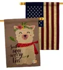Worry Less House Flag - Pack Expression Inspirational Spiritual Hope Love Wis...