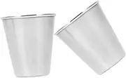 LAPYAPPE 2pcs Drinking Cup Reusable Beverage Cups for Outdoor Parties Camping and Picnics Compact and Design for Juices and Condiments