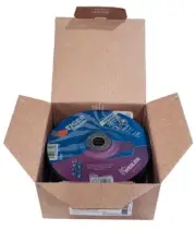 Weiler 7 x 1/4 x 7/8 Tiger Ceramic Type 27 Depressed Center Grinding Wheel Disc