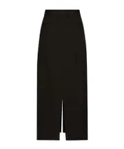 Dolce Gabbana Calf-Length Tuxedo Pencil Skirt IT40,IT44,IT42,IT38 black