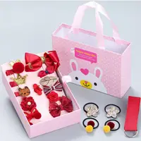 在飛比找蝦皮購物優惠-韓國公主髮夾套裝兒童髮夾禮盒可愛嬰兒髮夾