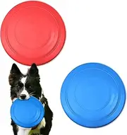 TEAONE React Faster Training Interactive Toys, 2 PCS Dog Flying Discs for Small, Medium Puppies (17.8cm/7in)