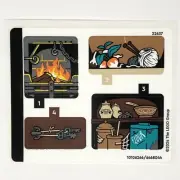 LEGO STICKER SHEET 76428 Hagrid's Hut An Unexpected Visit Decals Harry Potter