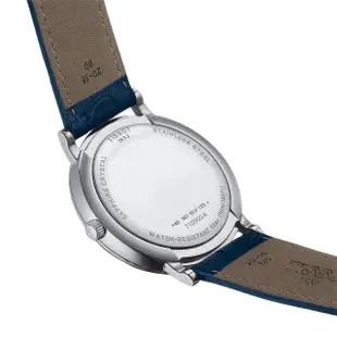 【TISSOT 天梭 官方授權】CARSON 時尚羅馬數字月相錶-40mm 母親節 禮物(T1224231604300)