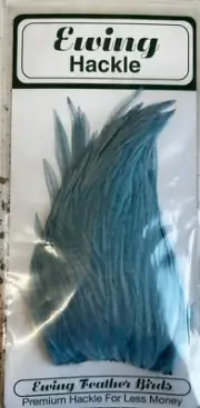 Ewing Hackle Deceiver Pack - Lt. Blue- Fly Tying Feathers