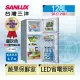 【台灣三洋SANLUX】128公升雙門定頻冰箱 SR-C125B1