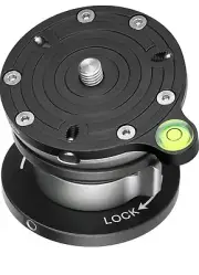 LB-75S 75mm Leveling Base for 70mm Systematic Tripod w Butterfly Lock Collar...