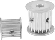 2pcs HTD3M 20T Transmission Pulley 4/5/6/6.35/8/10/12mm Inner Bore 11/16mm Width Toothed Pulley Wheel for 3M Timing Belts(5mm,11mm)