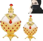 Cyxunand Hareem Gold Concentrated Perfume Oil 2Pcs * 12ML,Sultan Perfume Oil, Long Lasting Oil Perfume, Arabian Perfume for Women