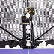 Table Tennis Robot with Net Ping Pong Ball Machine S201 Automatic Table Tennis Machine for Training with 40mm+ Table Tennis Balls