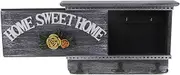 Wooden Key Storage Box Holder Cabinet Organizer Home Decor A