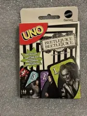 NEW Mattel Uno ~ Beetlejuice Card Game ~ Free Shipping!