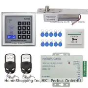 125KHz RFID Card&Password Door Access Control System+Door Drop Bolt Lock+Remote!