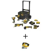 DEWALT Power Tools Lithium Ion Brushless Cordless Combo Kit Multi-Tool Yellow