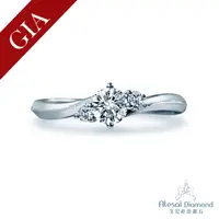 在飛比找PChome24h購物優惠-鑽石戒指 Alesai艾尼希亞鑽石 50分 GIA求婚戒/婚