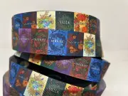 NEW 5 yards 1 inch Wheel of the Year / Sabbats Grosgrain Ribbon