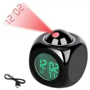 Projection Electronic Clock English Clock, Projection Clock Multi-Function6971