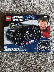 NEW! LEGO Star Wars Zip Bin Tie Fighter Brick Storage Case Play Mat