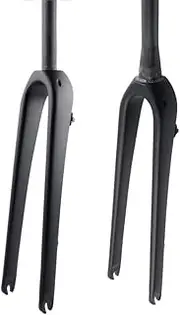 Bike Forks 700C Gravel Road Bike Full Carbon Fibre Fork Cyclocross Travel Flat Disc Brake Front Fork Hard Straight Tapered Mountain Bike Forks