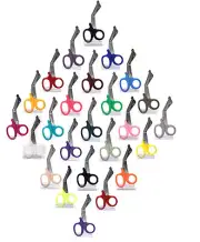 100 Pairs Mix Colors Nurse Medical Scissors EMT 7.25" Trauma Shears Paramedic