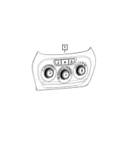 Genuine Mopar A/C And Heater Control 1VH37DX9AE