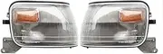 2PCs Car Corner Light Parking Light Lamp Turn Signal Lamp, for Mitsubishi, for L300 For DELICA MB907018 Side Wing Rearview Mirror Car Turn Signal Light