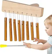 Meditation Chime | 8 Note Bar Chimes,Hand Percussion Instruments, Sound Healing Instruments for Adults Women Men Beginners